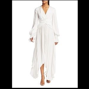 Acler
Empire Knotted-Front Balloon-Sleeve Dress